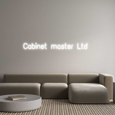Custom Neon: Cabinet maste...