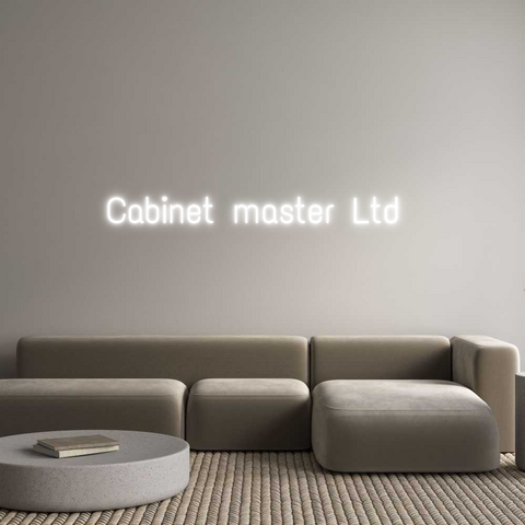 Custom Neon: Cabinet maste...