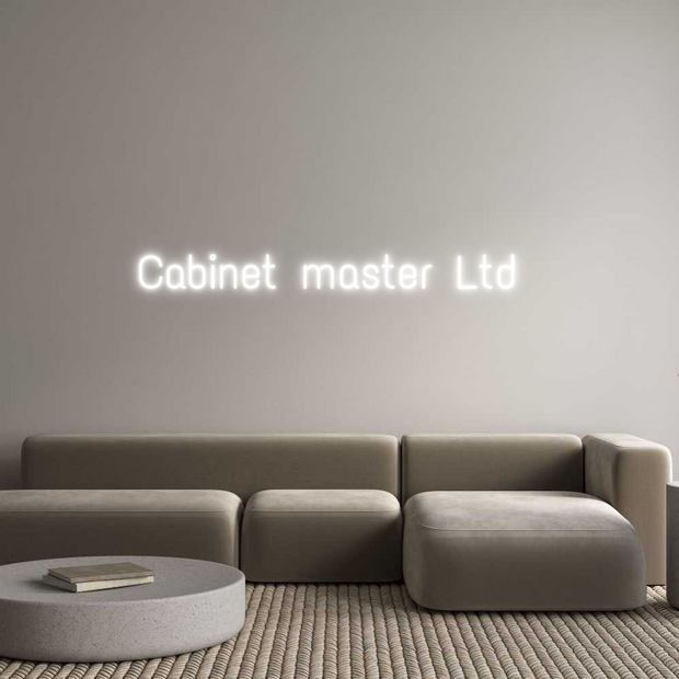 Custom Neon: Cabinet maste...