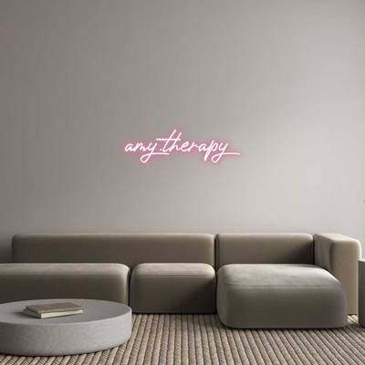 Custom Neon: amy.therapy