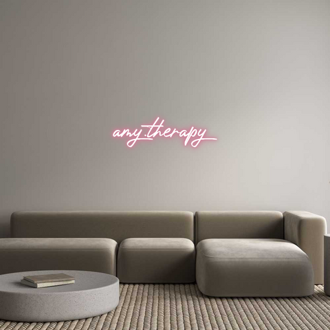 Custom Neon: amy.therapy
