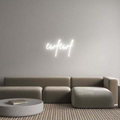 Custom Neon: ewfewf