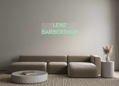 Custom Neon: Lens 
Barber...