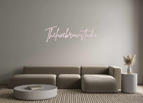 Custom Neon: Theluxebrowst...