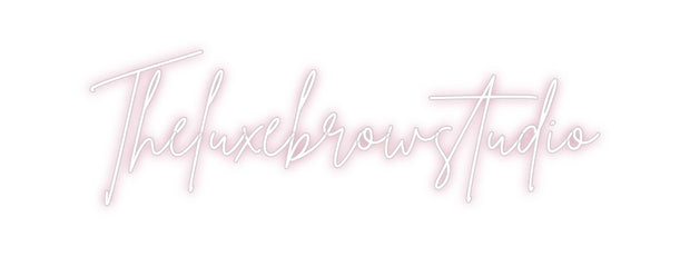 Custom Neon: Theluxebrowst...