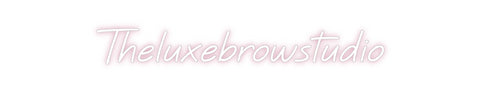 Custom Neon: Theluxebrowst...