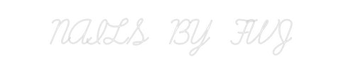 Custom Neon: NAILS  BY  FWJ