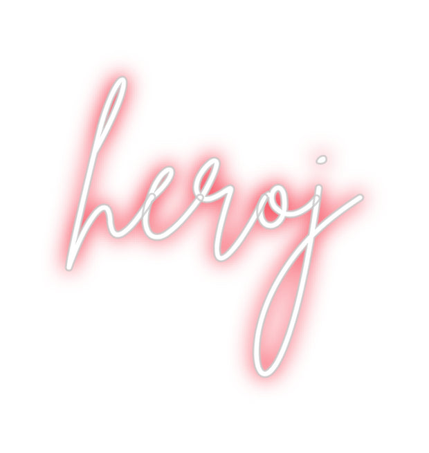 Custom Neon: heroj