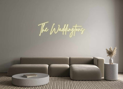 Custom Neon: The Waddingtons