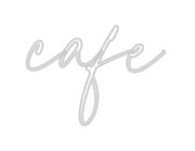 Custom Neon: cafe