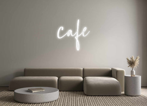 Custom Neon: cafe