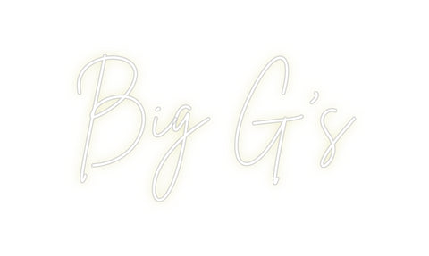 Custom Neon: Big G’s