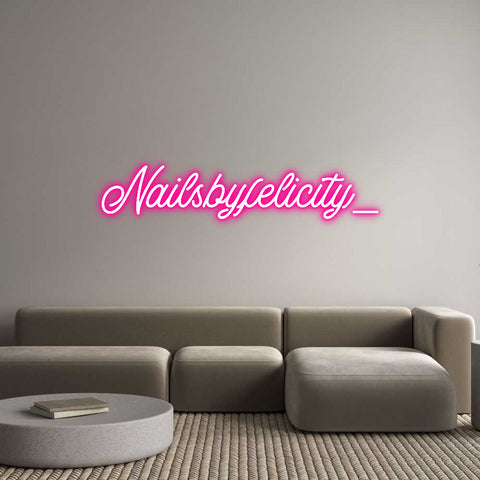 Custom Neon: Nailsbyfelici...