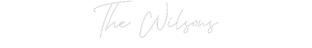 Custom Neon: The Wilsons
