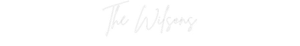 Custom Neon: The Wilsons