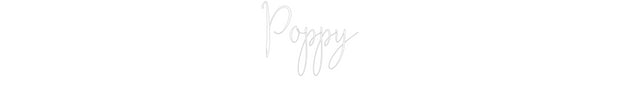 Custom Neon: Poppy