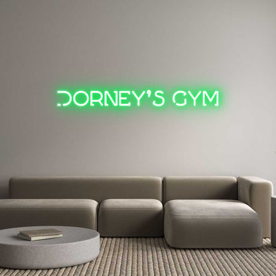 Custom Neon: Dorney’s Gym