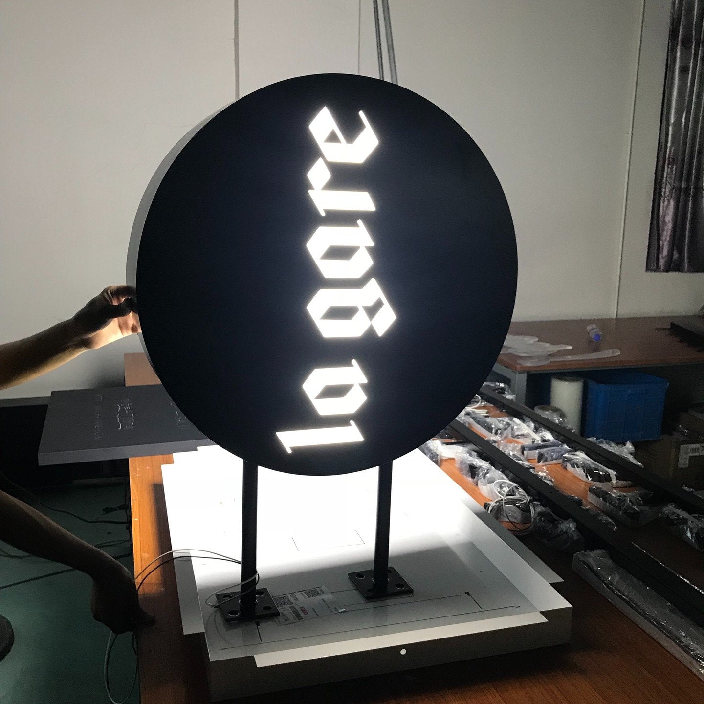 Custom Double Sided Lightbox Sign | LED Lightbox | Light up Business S ...