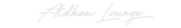 Custom Neon: Atdheu Lounge