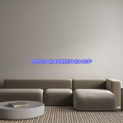 Custom Neon: MICIS BARBER ...