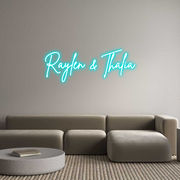 Custom Neon: Raylen & Thalia