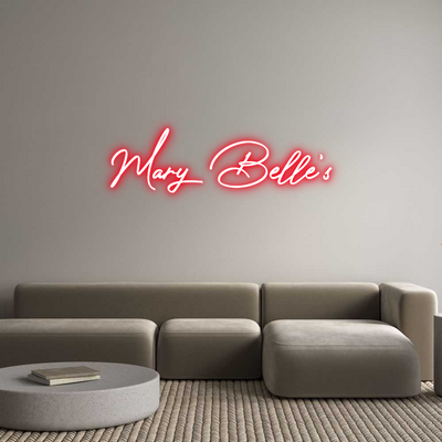 Custom Neon: Mary Belle's