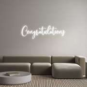 Custom Neon: Congratulations - Delivery before 18th