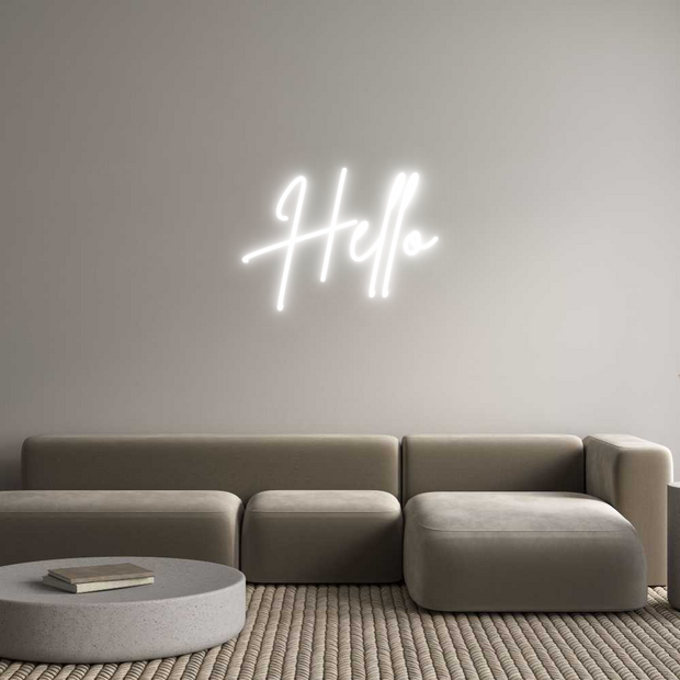 Custom Neon: Hello