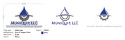 Custom Neon -  Muniquip LLC - Blue and White - Size: 25 inch x 15 inch  - indoor Sign (2yrs Warranty)