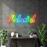 Custom Neon - Palacïal NEON SIGN -RGB  - indoor - Remote dimmer and Delivery