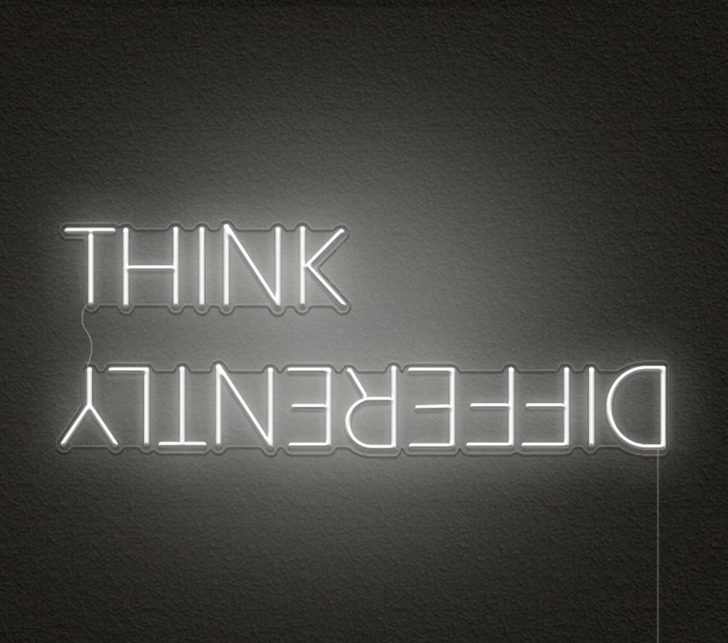 Think Differently - Handmade led neon sign – Neon On Demand