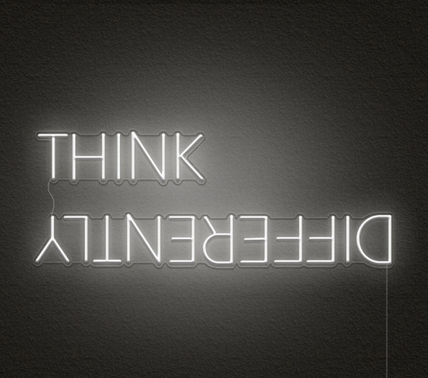 Think Differently - Handmade led neon sign