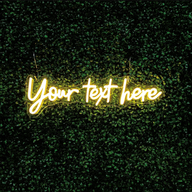Custom neon signs battery operated clearance