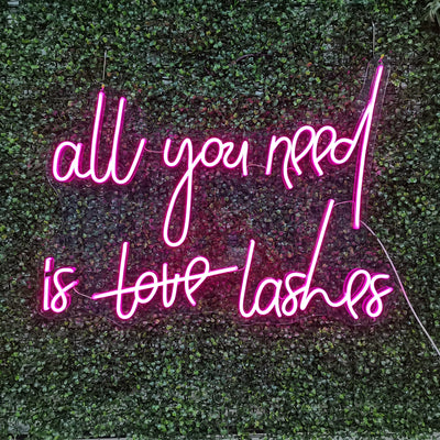 All you need is lashes | Neon Sign Aesthetic | TikTok Room