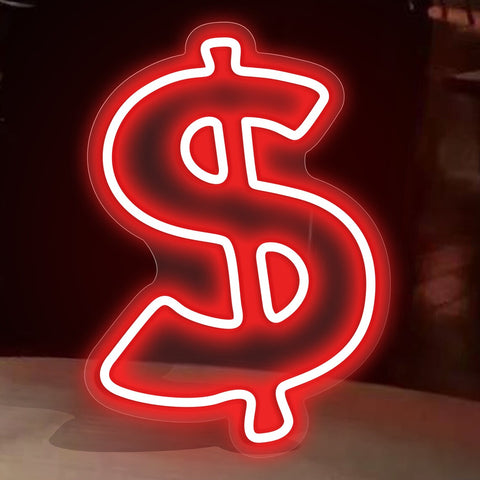 Dollar Symbol Deco Led Neon Sign
