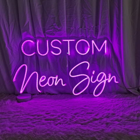 Custom Neon Signs - FREE UK Delivery