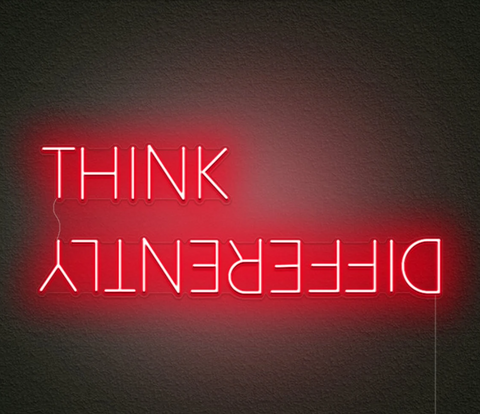 Think Differently - Handmade led neon sign