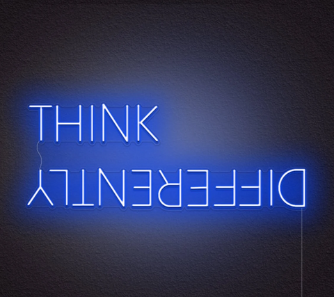 Think Differently - Handmade led neon sign