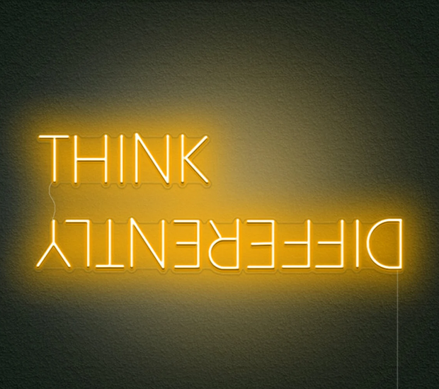 Think Differently - Handmade led neon sign