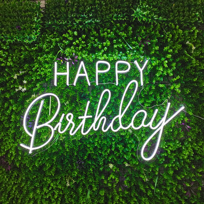 Happy birthday Personalized Neon Sign | Wall Decor | Wall Hangings
