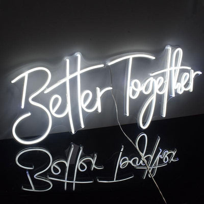 Better Together Custom Neon Sign for Home Decor-Custom Neon Sign - Neon On Demand