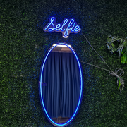 Selfie mirror - Oval led mirror, selfie mirror -LED MIRROR