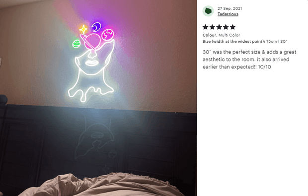 GALAXY BRAIN Neon Sign Light Office Living Room Interior Design, Neon sign wall art,Neon sign wall - Neon On Demand