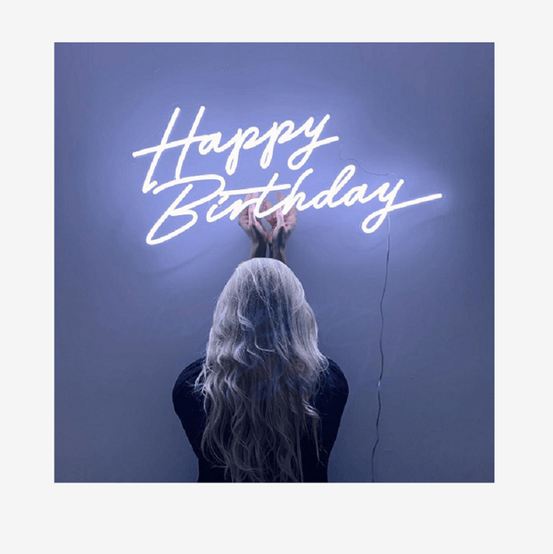 Happy birthday Neon sign/Personalized Neon Sign /Neon Sign Custom /Wall Decor /Wall Hangings /Neon Flex - Neon On Demand