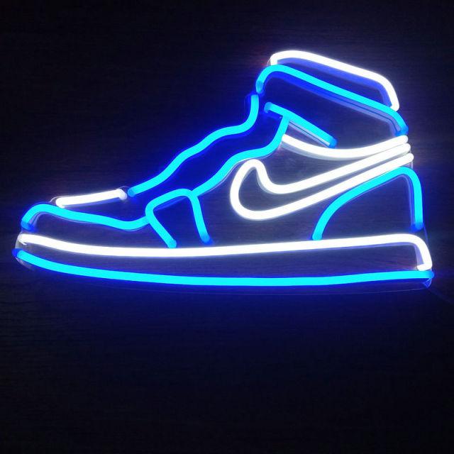 Neon light sneaker cheap