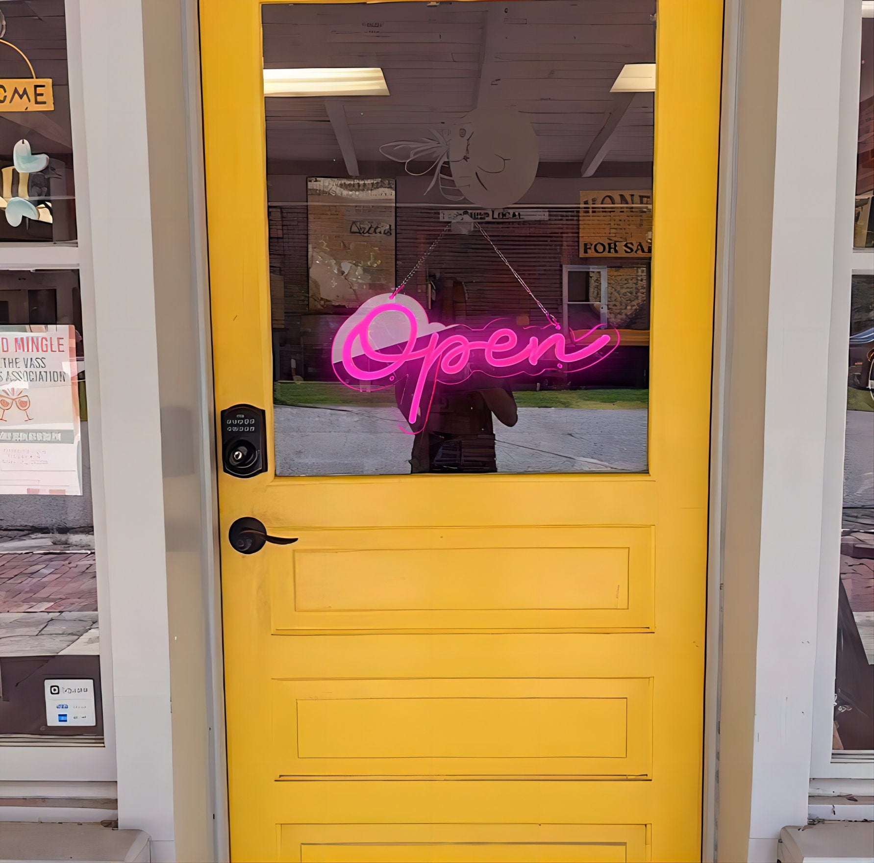 LED Neon Open Sign, Business Open Sign,Adjustable Brightness Open Neon ...