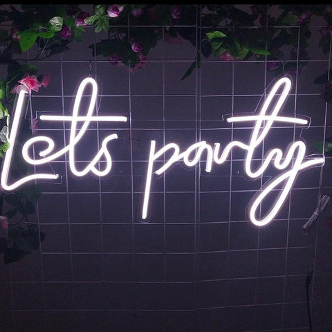 let's party Custom LED Neon Light Signs Decoration - Neon On Demand