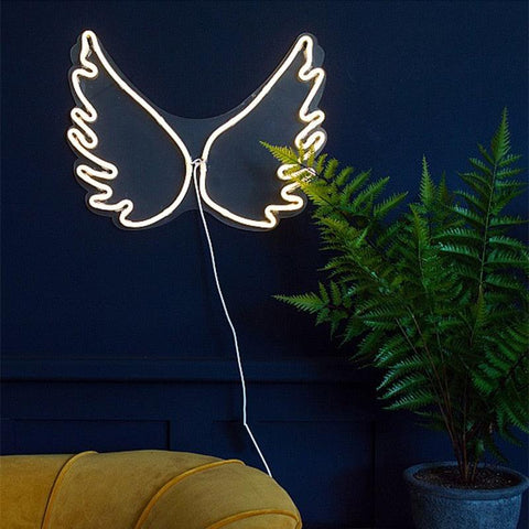 Neon Signs Wing LED Neon Night Light Art Wall Decor Gift - Neon On Demand