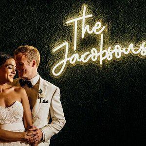 Personalised Wedding Neon Sign Light | Custom Neon Sign - Neon On Demand