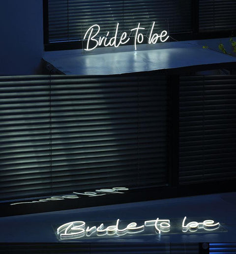 Sign Bride To Be Neon Sign Light Waterproof Flex Led LED Light Signs - Neon On Demand